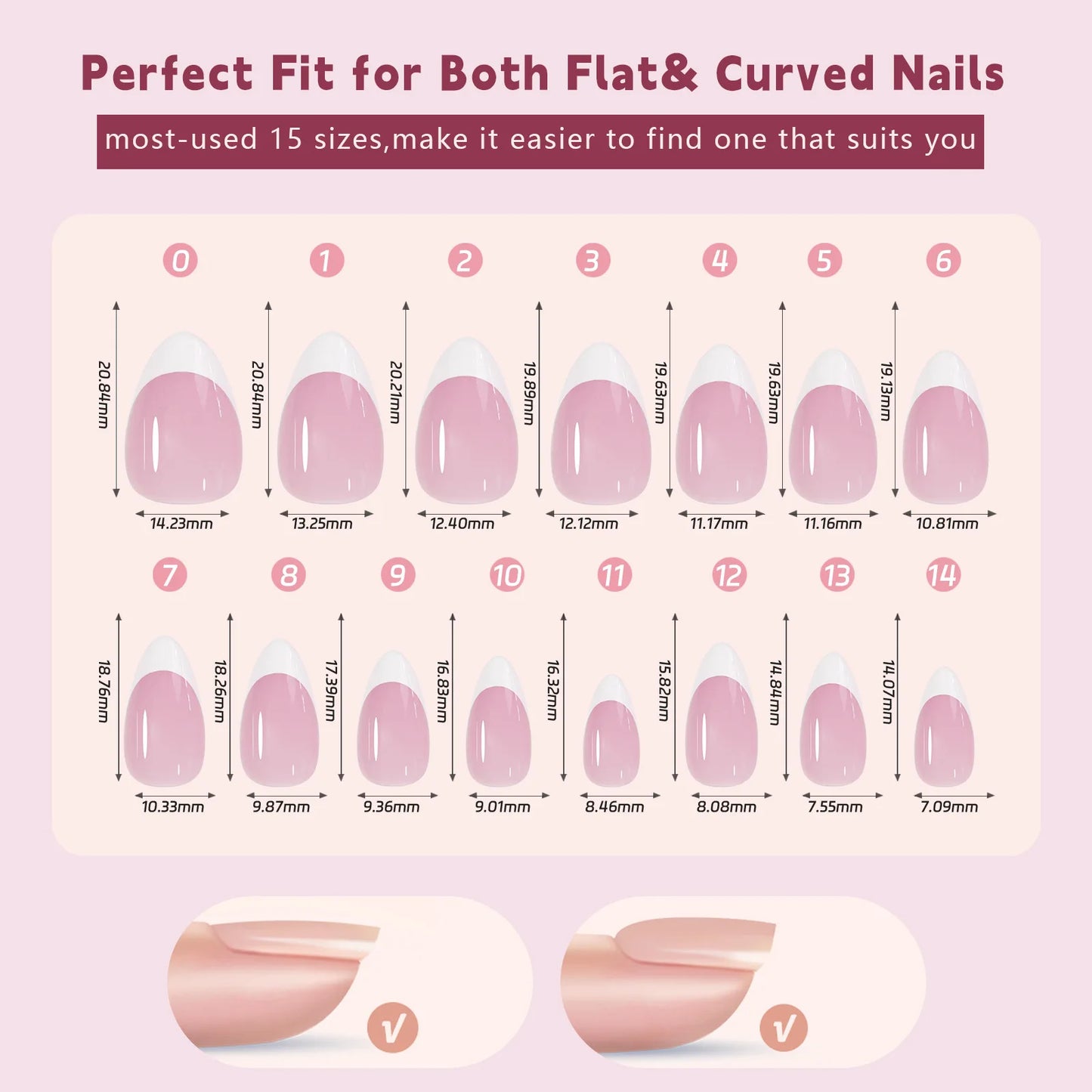 Nail Art Artificial 150 Pcs New Hot Selling Nail Art Products French Press on Nail Tips