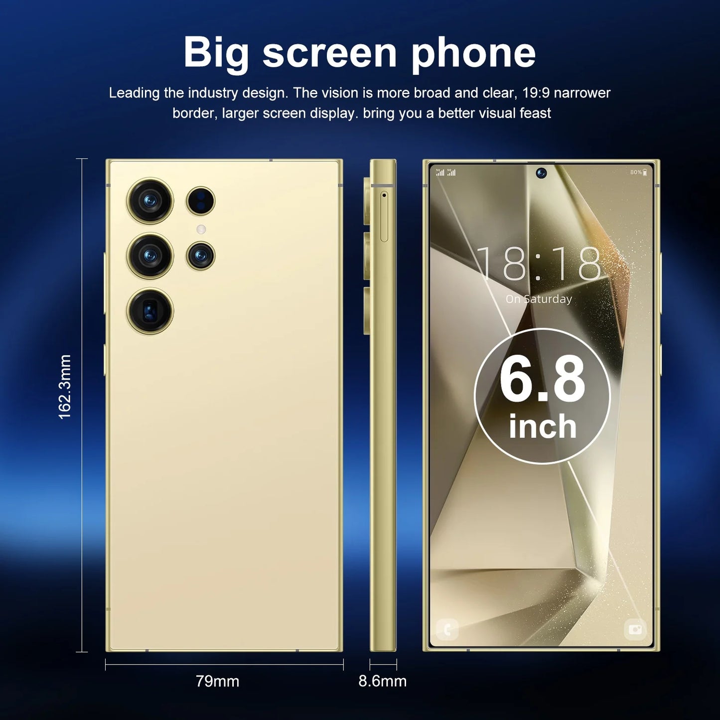 Factory Wholesale New Original S25 Ultra 6.9 Inch 16+1TB Cheap Smartphone High Quality Gaming 5G Phone Android Phone Smartphone