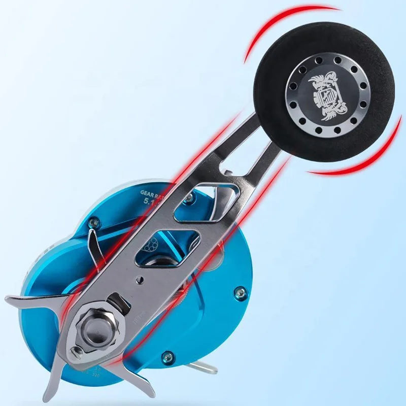 New Model Ryobi Jigger BT Overhead Metal Slow Jigging Trolling Reel Saltwater Fishing Reel for Deep Sea  Fishing