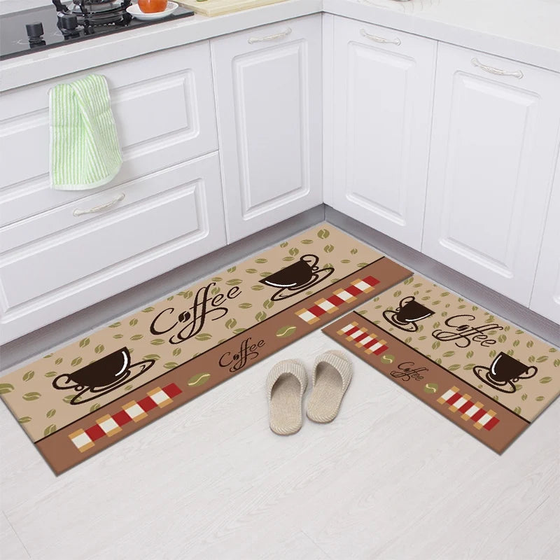 Quick Dry 2 Piece Set Anti Slip Diatomite Kitchen Carpet Washable Floor Mat Super Absorbent Stone Kitchen Mats