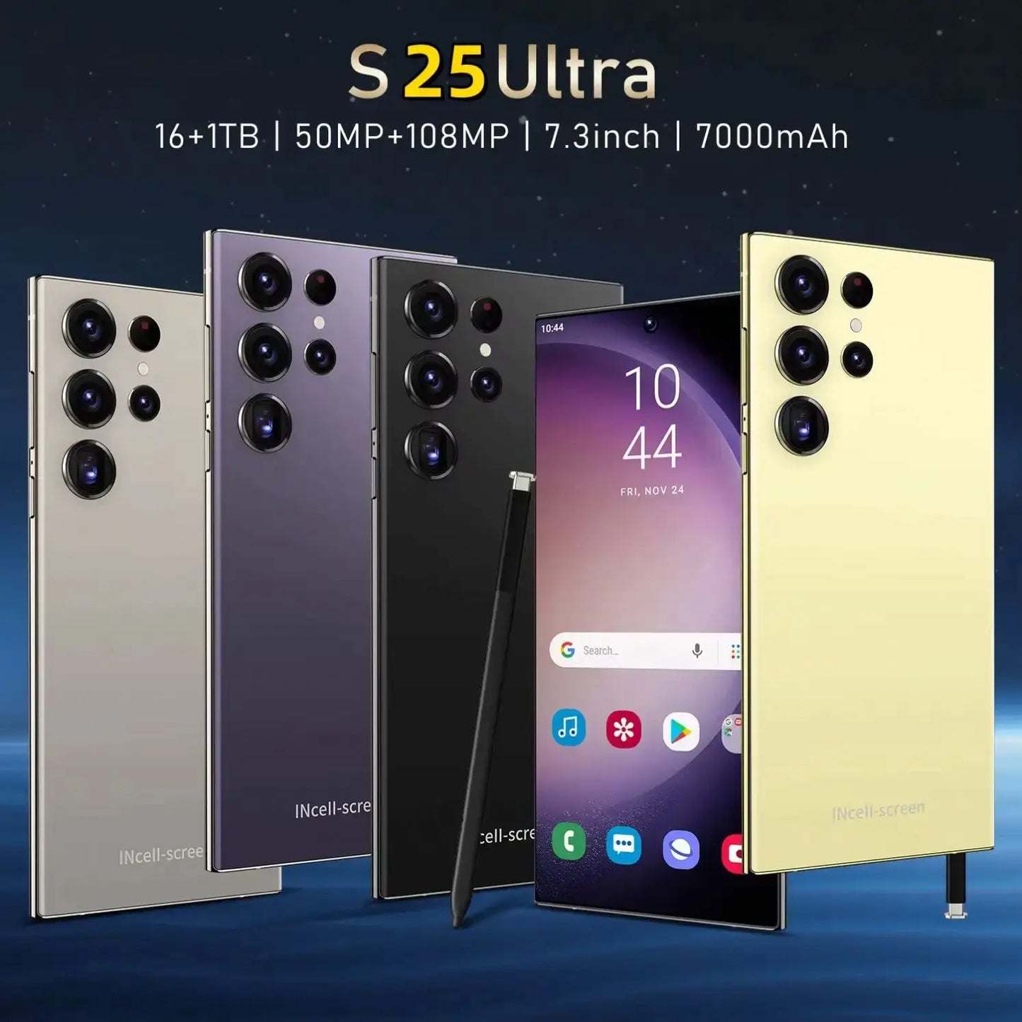 Original Phones S25 ultra Smartphones for S25 ultra 16GB+1TB 5G Dual SIM Cellphone Mobile Phone S25 ultra 5g Smartphone