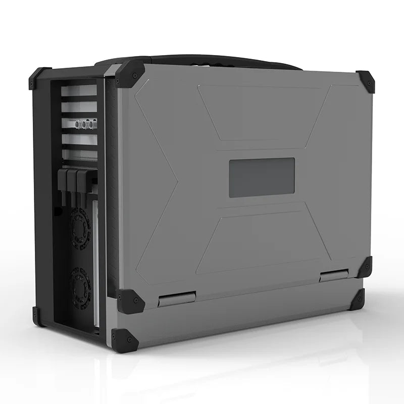 17.3 Inch Triple-screen Rugged All-in-one Industrial Laptop Support Win10/11 Linux System Rugged Notebook  Laptop Toughbook