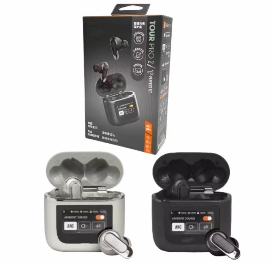 TOUR PRO2 Music Business Class True Wireless Active Noise Reduction Bluetooth Earphones Touch Screen in Ear Type