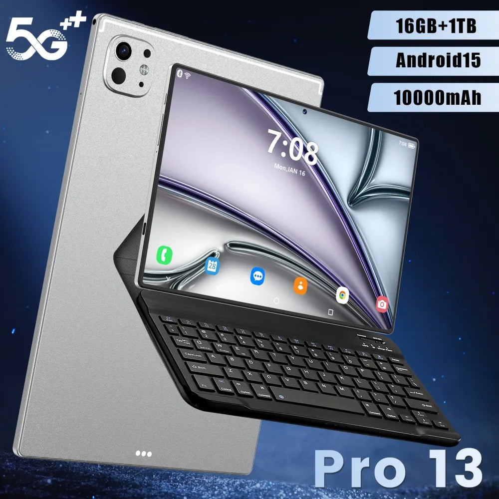 Hot Selling 10.1 Inch Pad Pro 13 Octa Core Android 15 Ram 8gb Rom 128Gb Tablet With Sim Card Business Tablet for Professional