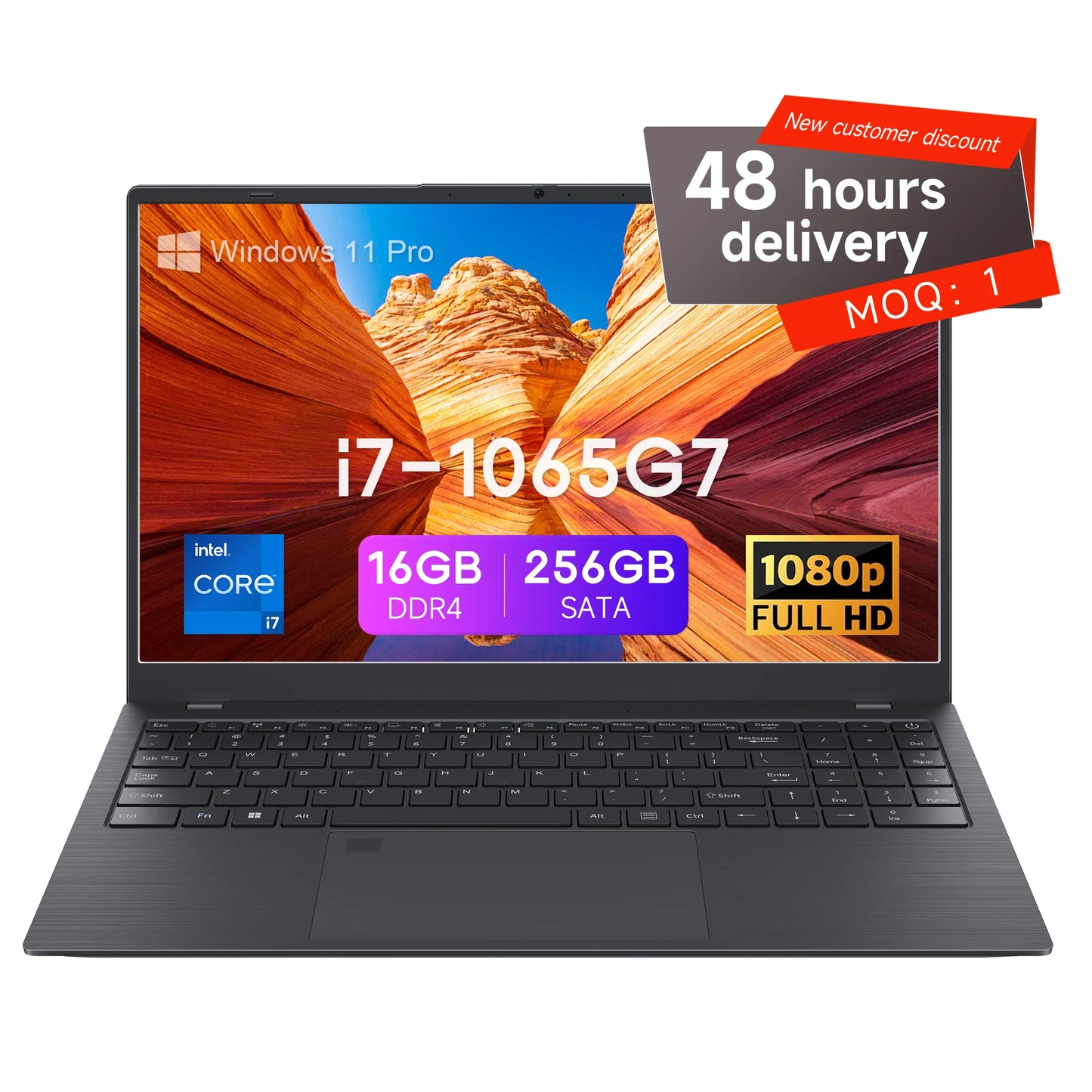 16GB RAM 512GB Ssd 1TB Intel I5 Laptop Computer  2.0MP hd 1080P 15.6inch IPS Laptop Business Cheap Gaming Laptop