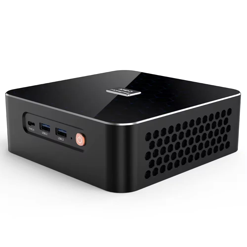 Morefine New AMD Mini PC Gamer M600 Ryzen 9 7940HS Mini Desktop 2xDDR5 2xPCIe4.0 2x2.5G LAN Gaming Computer HTPC WiFi6 BT5.2