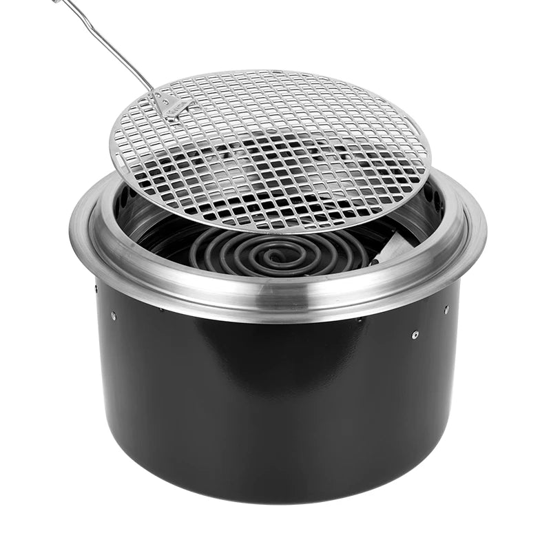 2400W Japanese Style Smokeless Electric BBQ Grill Commercial Stainless Steel Indoor Restaurant Barbecue Equipment