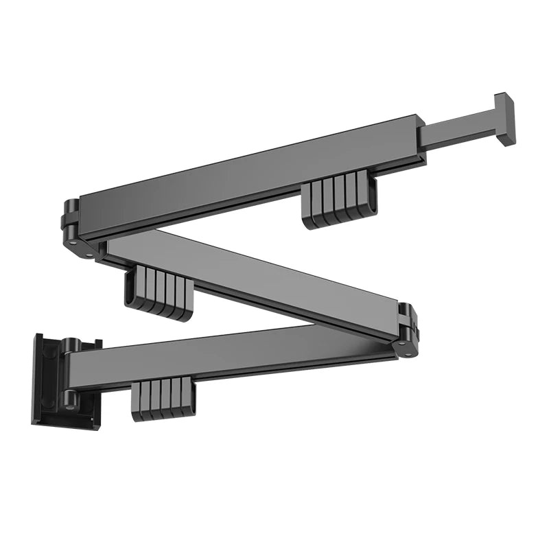 Laundry Retractable Drying Rack Folding Wall Mounted Clothes Hanger Rack