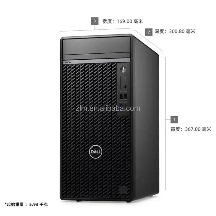 For DELL 7020MT Plus 17\" Desktop Computer 14700/16G/512G SSD 260W Black New for Business Use