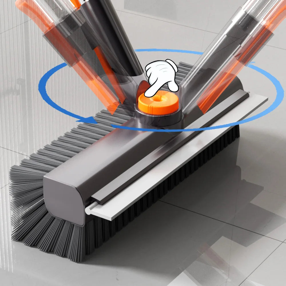 Multi Functional Kitchen Bathroom Floor Cleaning Brush Broom Extendable Silicone Magic Scraper Window Car Glass Cleaning Brush