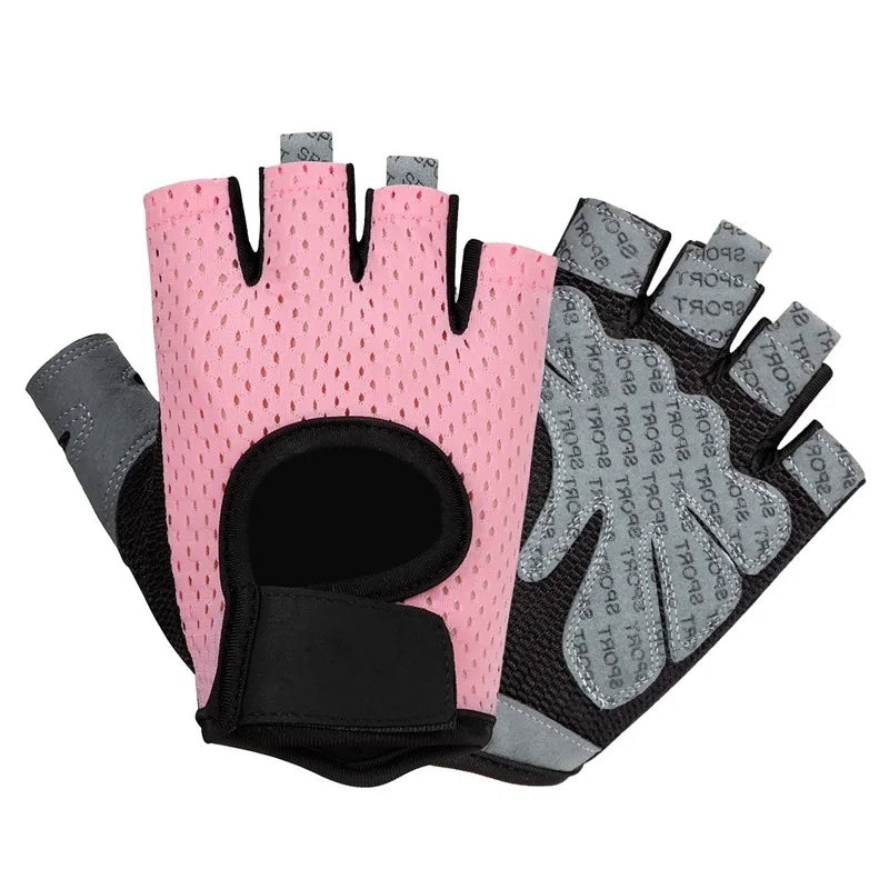 Wholesale Training Fingerless Fitness Bodybuilding Gym Weight Lifting Gloves For Women