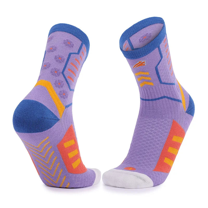 Women's Elite Adult Basketball Sports Socks Breathable Thick Towel Bottom Cushion Mid-Tube Crew Sock for Spring Season Wholesale