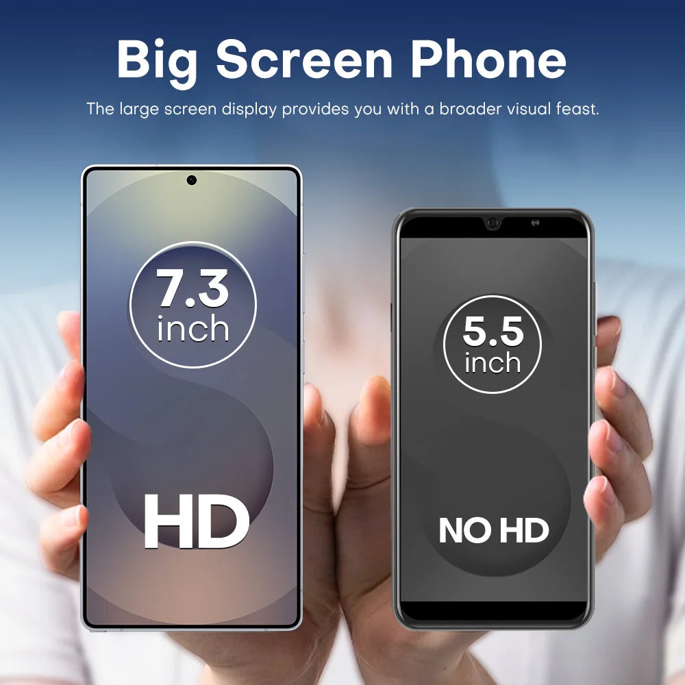 2025 New Design Fold S25 Ultra 5G Android 14 Smart Phone Hot Selling 16+1TB Huge Memory CDMA LTE Cellular Global Version English