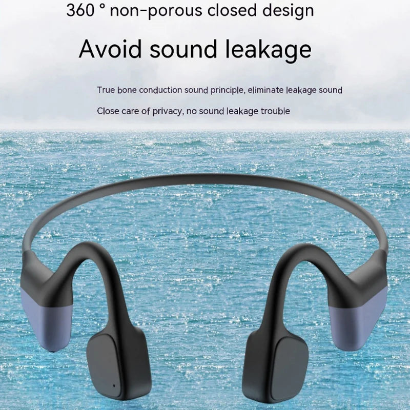Neckband Wireless Earphone I18PRO True 5.3 Earbuds Bone Conduction Waterproof Sports Headset Open Ear Headphones for Phone