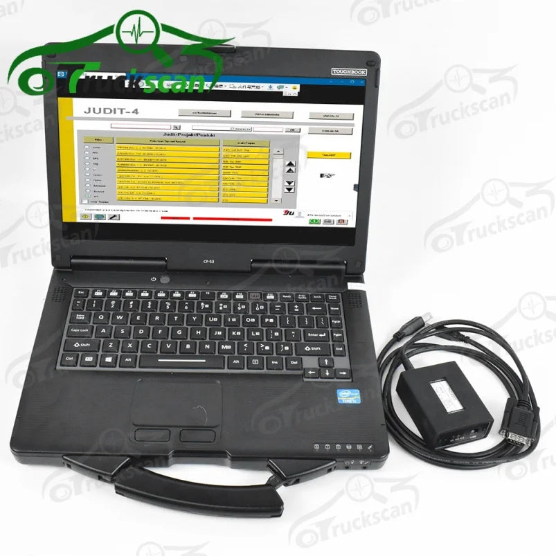 CF19 Toughbook Laptop Forklift Truck Diagnostic Kit for JUDIT-4 Jungheinrich Judit Incado Box Incado Forklift Diagnostic Cables