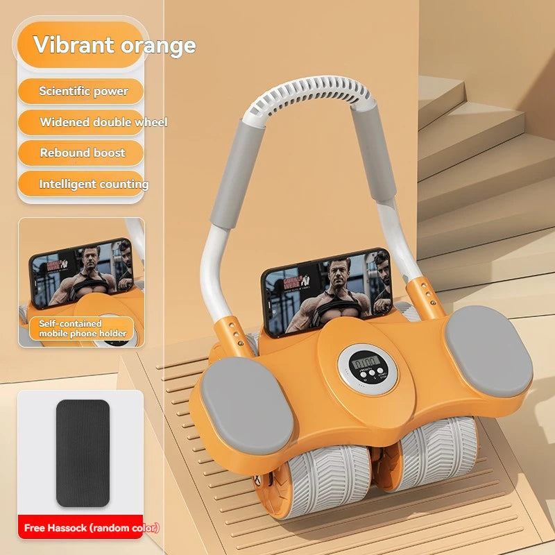 Abdominal Wheel with Automatic Rebound Function for Abdominal Muscle Training, Magic Abdominal Muscle Wheel, Sit-up Wheel.