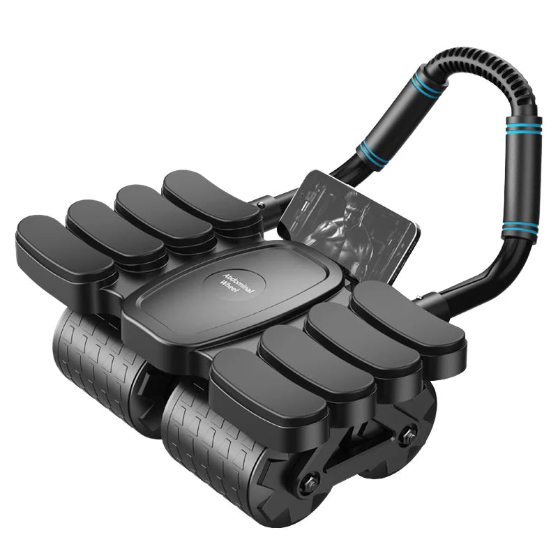 New Automatic Rebound Ab Roller Wheels With Elbow Support Abs Fitness Wheel Roller 2025 Automatic Rebound Abdominal Wheel Roller