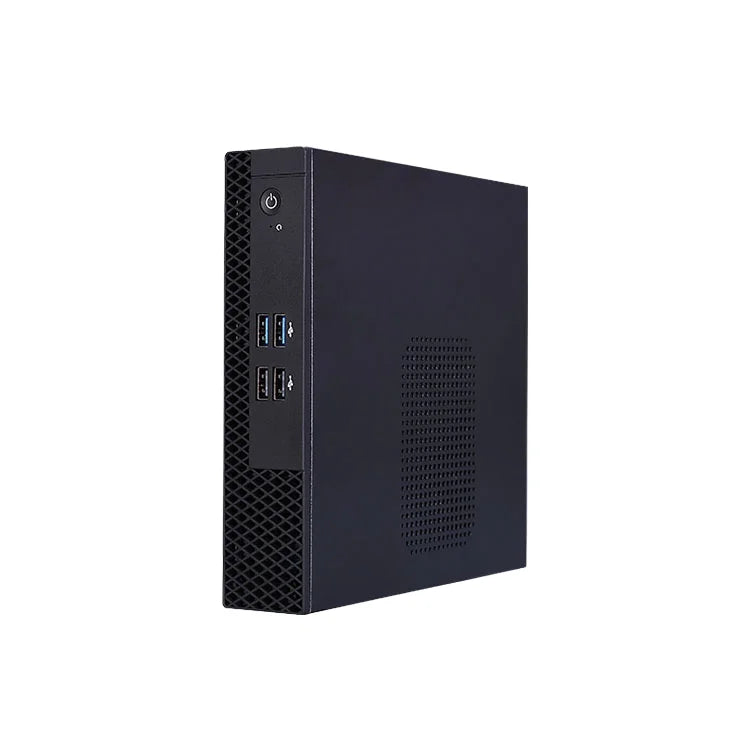 Sharerdp Custom Manufacturer T100 Mini PC Celeron J1900 J4125 10W 8USB Portable Mini Desktop Computer Casing for Work