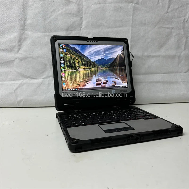 Used Laptop CF-33 Toughbook Tablet PC 2IN1 i7-7600 RAM8GB 512GSSD WITH RJ45 RS232 RUGGED Industry Computer Original Touchscree