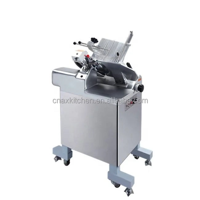 Commercial electric horizontal frozen thin meat slicer machine automatic