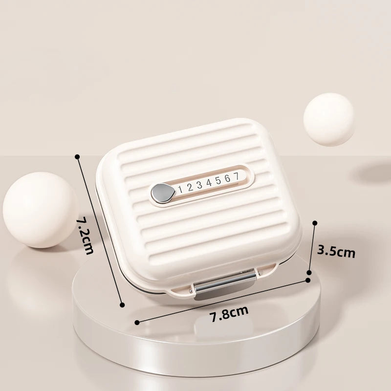 Portable  Pharmacy Vitamin Dispenser Daily Tablet Organizer Weekly Medicine case 7 Days 7 Compartments Plastic Pill Box