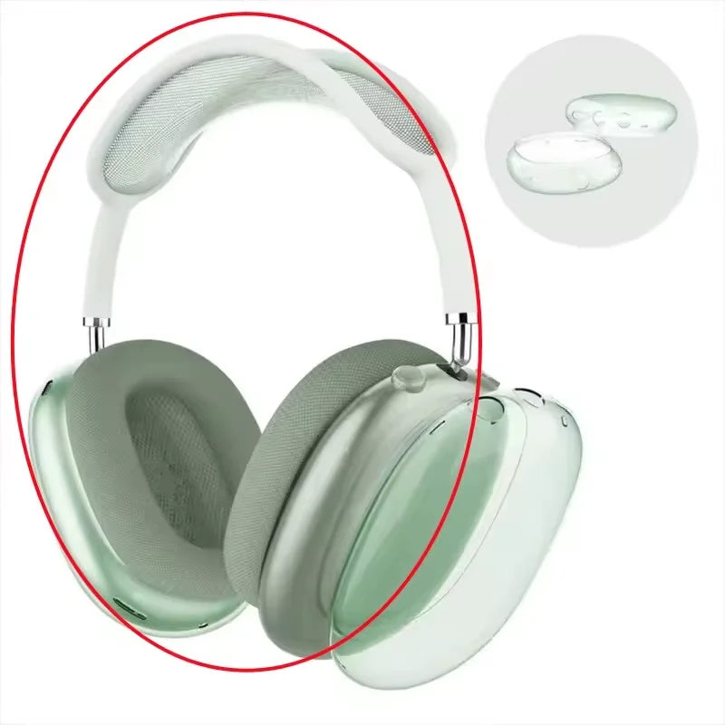 USA Warehouse in Stock For Air Pods Headworn Bluetoothearphones Tpu Transparent Earphone Pro Tecto