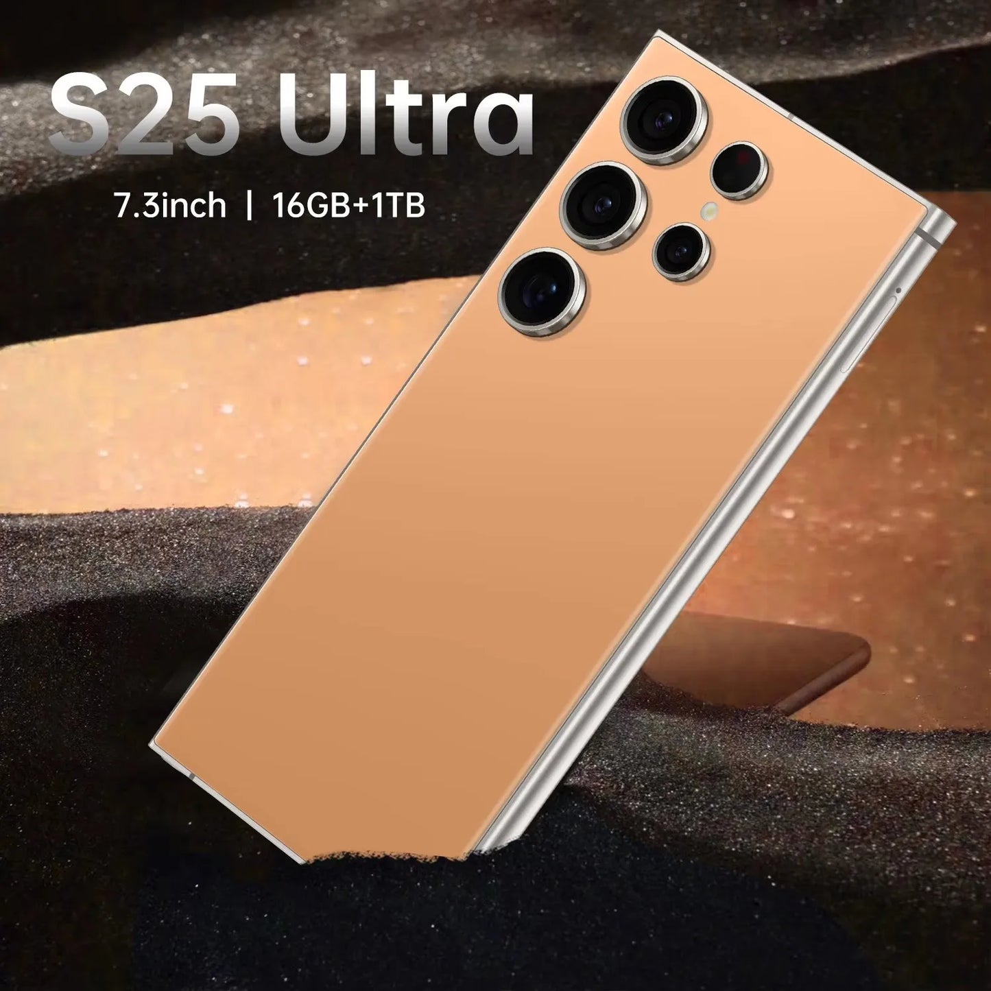 Smartphone Galaxy S25 Super 7.3 HD 5g Celulares 16gb + 1TB Dual SIM 8000mAh 72MP + 108MP Mobile Original Android Phone