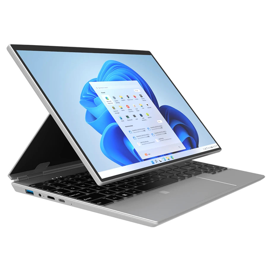 14 Inch Touch Screen Yoga Laptop for Business Intel Celeron 12th Gen N95 16GB DDR4 RAM 2TB SSD for Daily Use