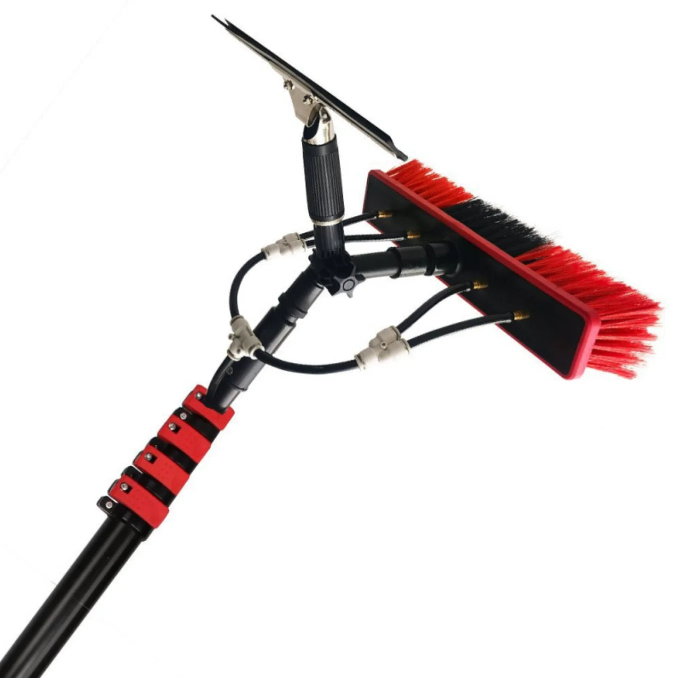 35cm Telescopic Rod Cleaning Kit with Durable Metal Solar Panel Cleaning Brush Eco-Friendly Window Equipment with Solar Panels
