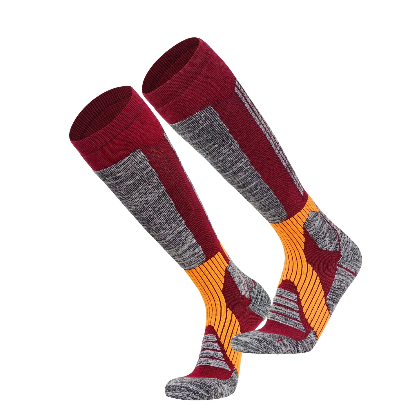 Merino Wool Socks Thermal Hiking Socks Non-slip Shock-absorbing Sports Winter Warm Men Terry Ski Socks