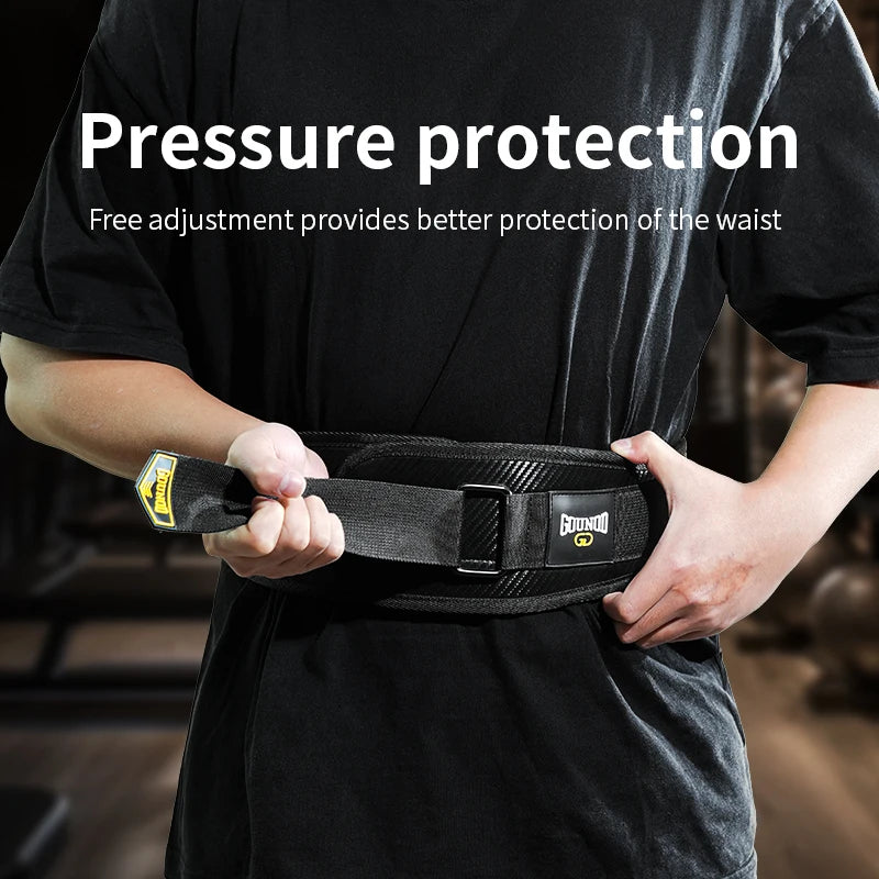 Professional Gym Lifting Belts EVA Adjustable Weightlifting Belt Back Fitness Support Belt for Men