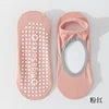 Boneless Custom Logo Grip Barre Trampoline Socks Pilates Non Slip Yoga Ballet Socks Compression Cotton Low Cut  Ankle  Socks