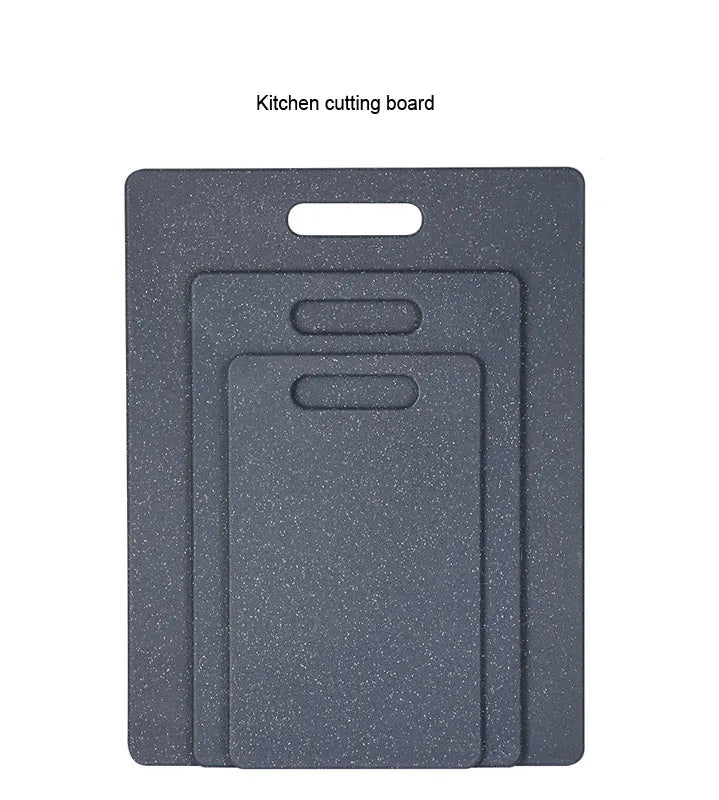 Three Double-Sided Non-Slip PP Cutting Board Set Plastic Kitchen Board for Cheese Vegetables Meat Fruits-Wholesale