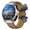 2025 New Best Smart Watch Leather Band with Earbuds 2 in 1 Headphones and Smartwatch Fitness Tracker with Heart Rate Monitor