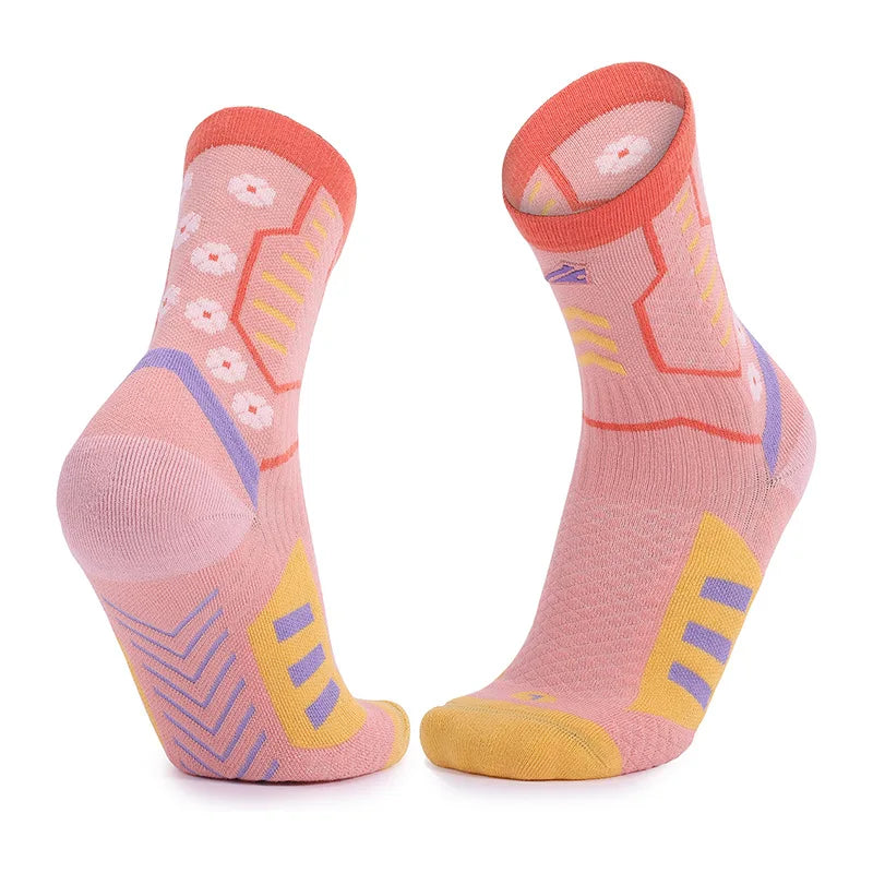 Women's Elite Adult Basketball Sports Socks Breathable Thick Towel Bottom Cushion Mid-Tube Crew Sock for Spring Season Wholesale