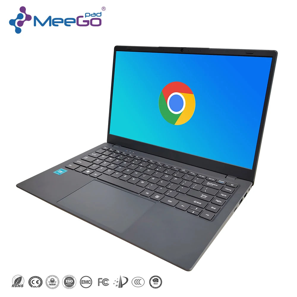 14-inch Chromebook Ultra Slim Laptop Intel Celeron N3350 N4020 N5090 N6000 Portable PC Notebook Personal & Home Laptops