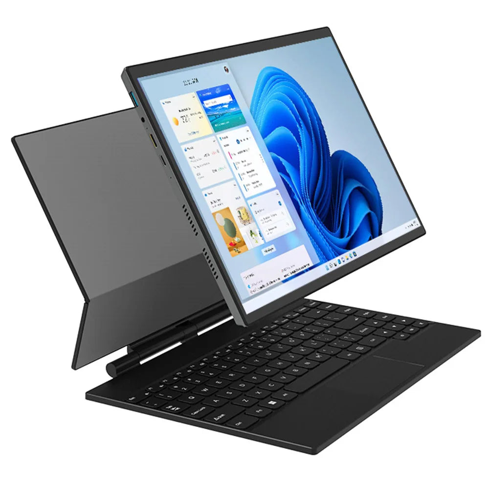 2024 New 14 Inch 2.2K Touch Screen Win11 Intel N95 16G RAM 1TB 2 in 1 Win11 Tablet with Detachable Magnetic Keyboard Laptop