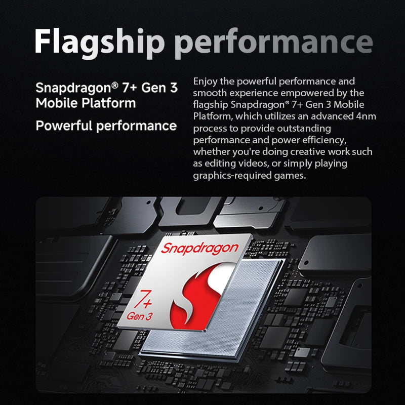 Globel Version Xiaomi Pad 7 Snapdragon 7+ Gen 3 144Hz 11.2'' Screen Quad Speakers Tablet 8850mAh Battery 45W turbo charging