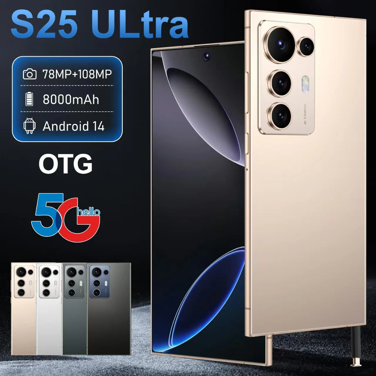 S25 Ultra 5G Smartphone Original Condition Guaranteed with Advanced Face Recognition
