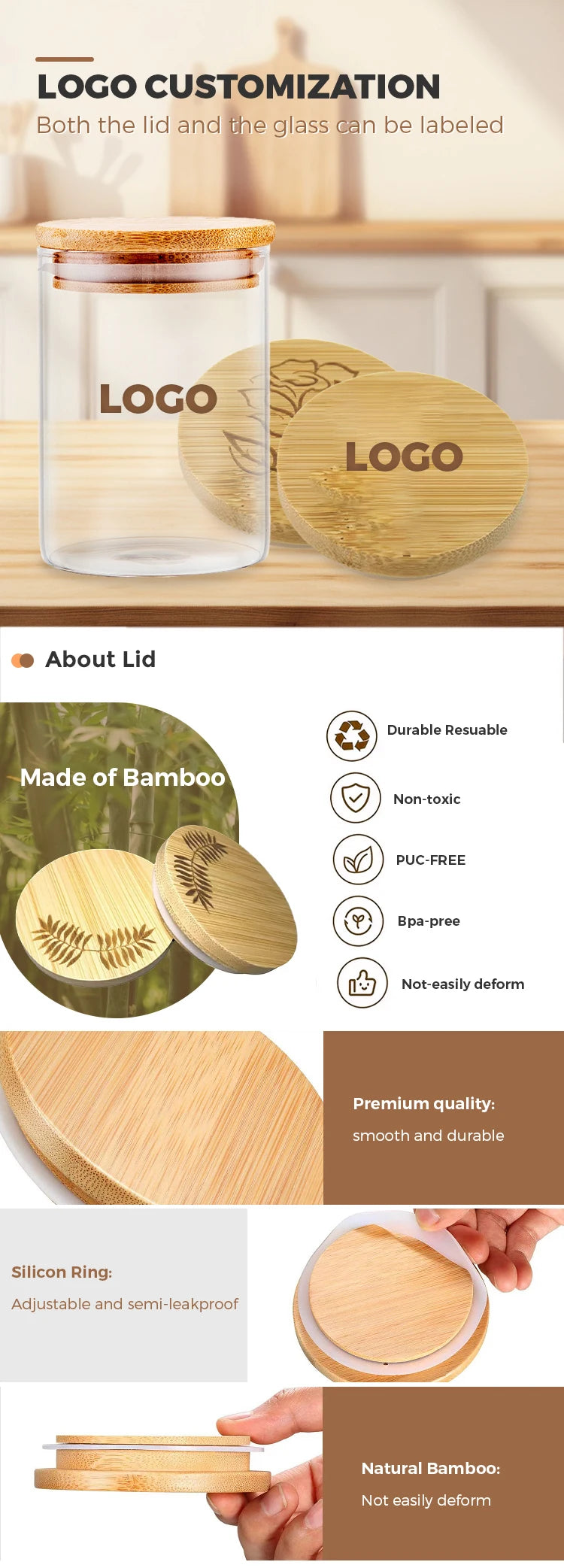 Transparent PP Food Storage Container Moisture-Proof Kitchen Organizer Dispenser Seal Cereal Preservation Storage Box