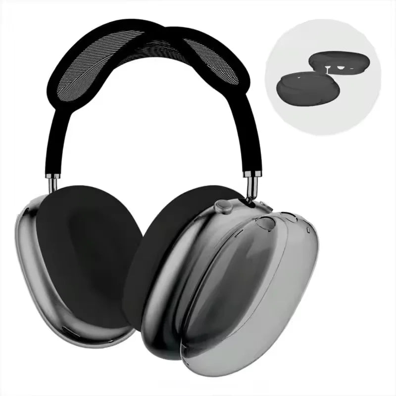USA Warehouse in Stock For Air Pods Headworn Bluetoothearphones Tpu Transparent Earphone Pro Tecto