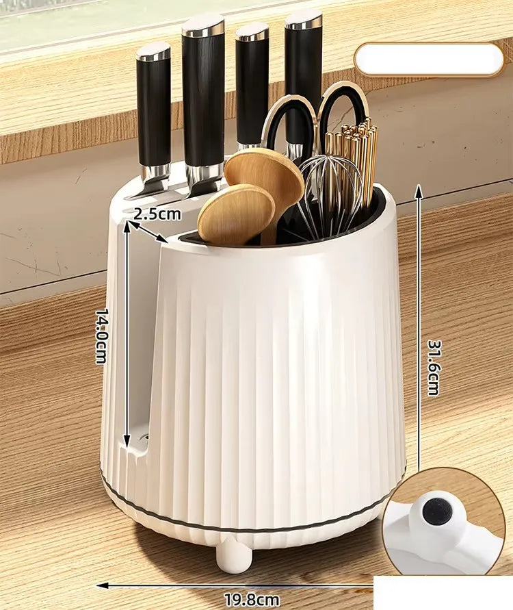 Kitchen Organizer Accessories Plastic Rotating Shelf 360 Degree Space-Saving Kitchen Storage Holders Racks
