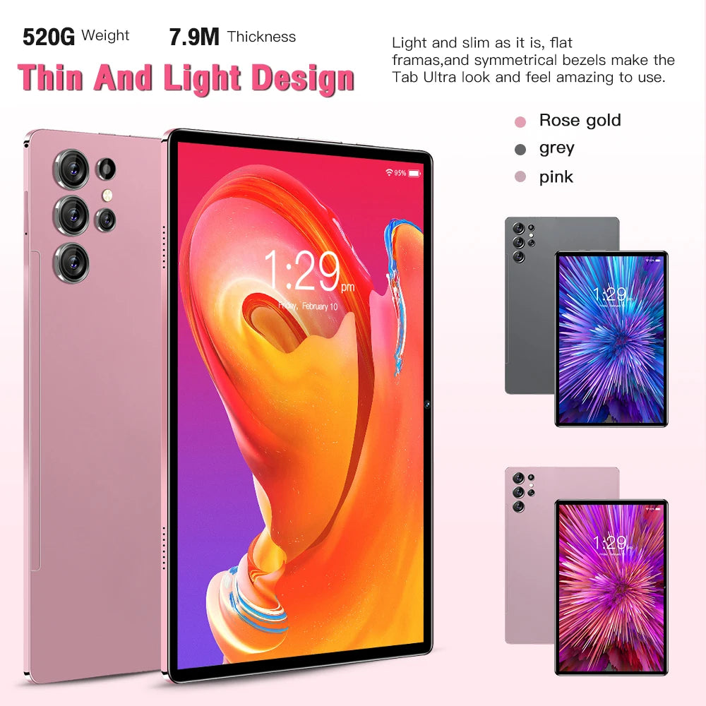 New Generation Tablet 12Inch Tab Ultra Android MTK 10 Core 5G & WIFI