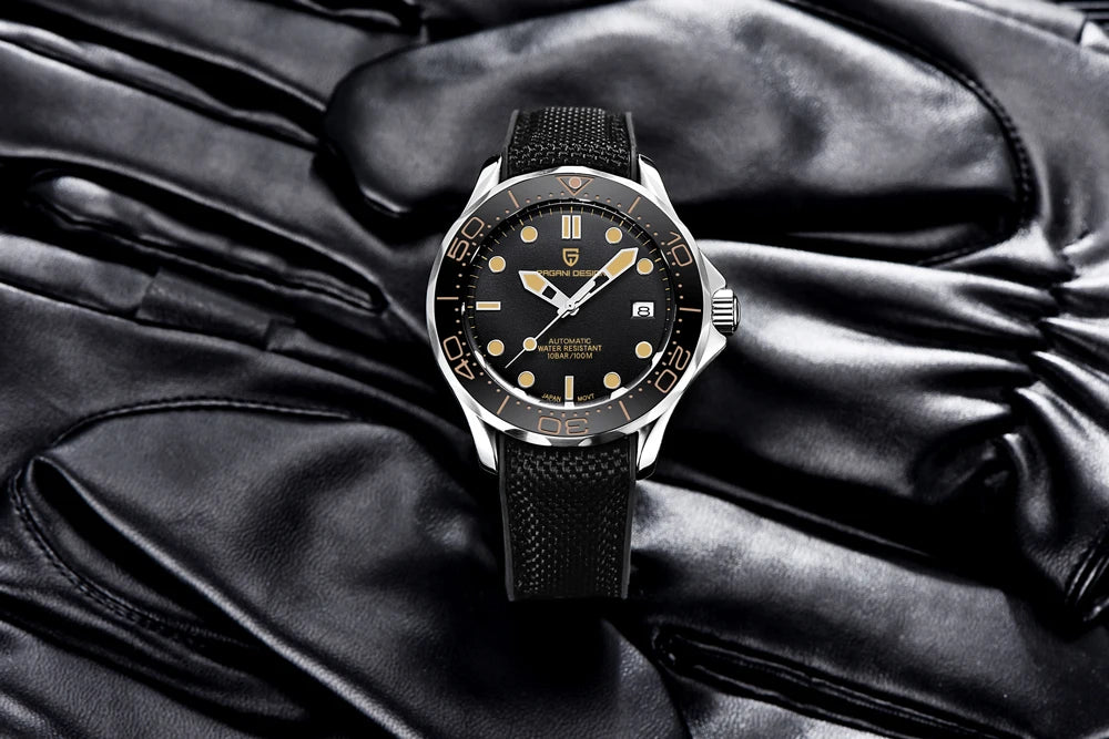 Pagani Design 2025 Automatic Watches for men mechanical wristwatch men Top Brand Luxury men watch 100m waterproof NH35 steel 007