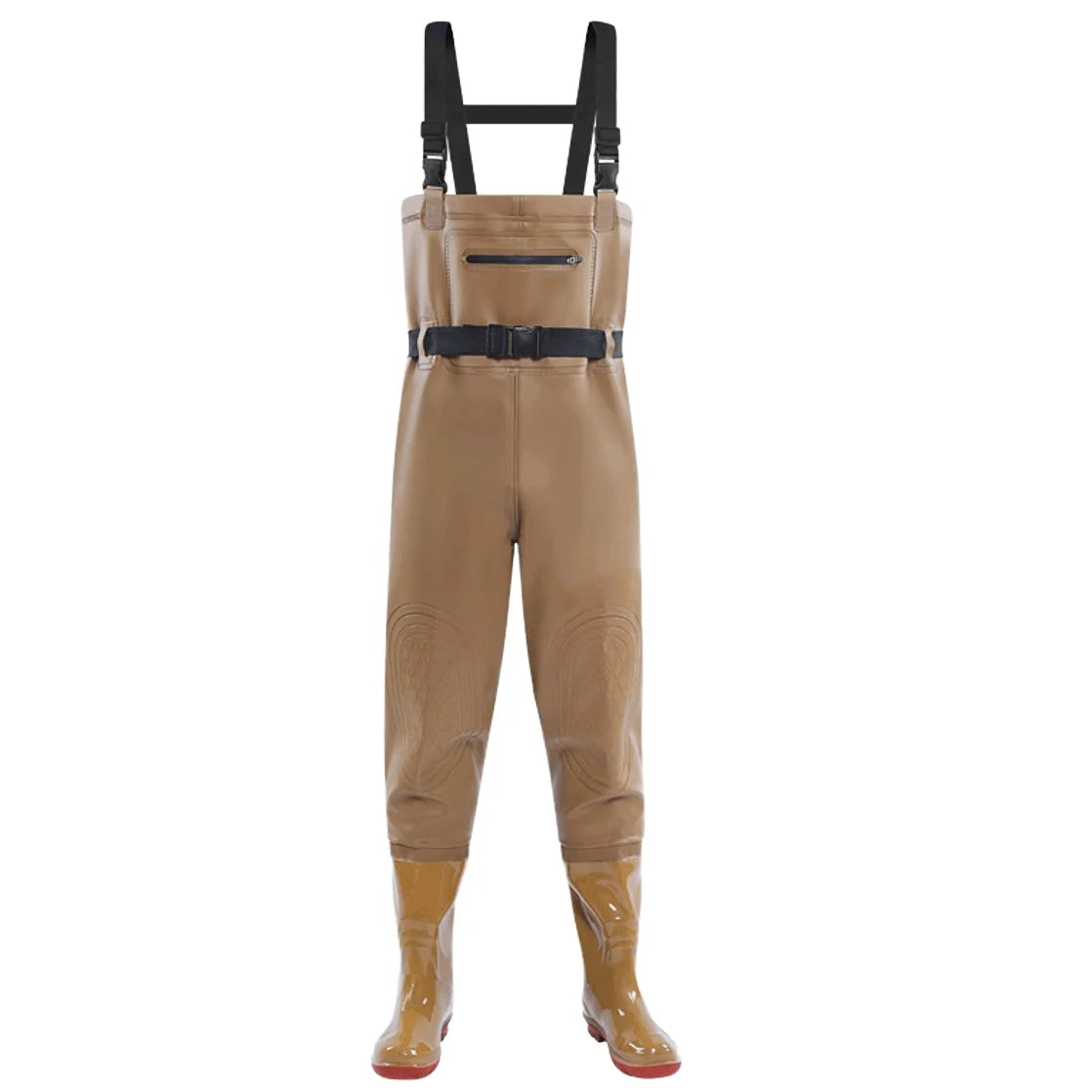 Unisex Nylon Chest Waders with Steel Toe Boots Green  Waterproof Performance Gear for Men-for Fishing and Hunting