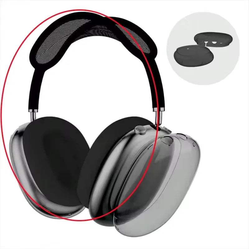 USA Warehouse in Stock For Air Pods Headworn Bluetoothearphones Tpu Transparent Earphone Pro Tecto