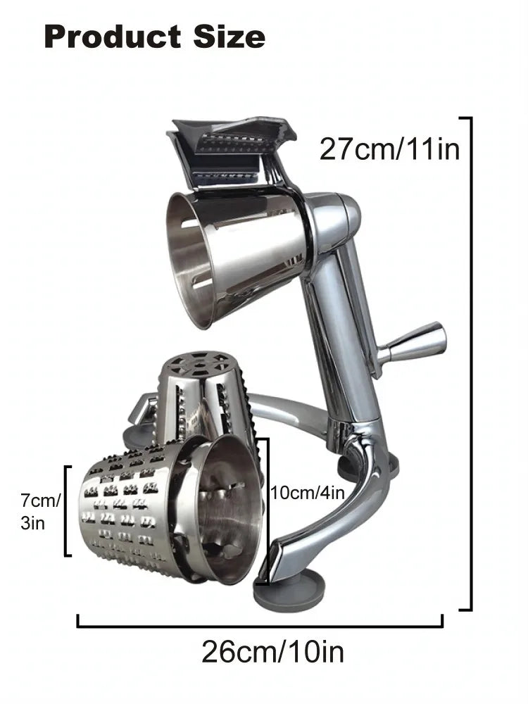 Made in China Hot Sale Zinc Alloy Salad Cutter New Design 5 in 1 Kitchen Cooking Set Food Processor Blender for Household