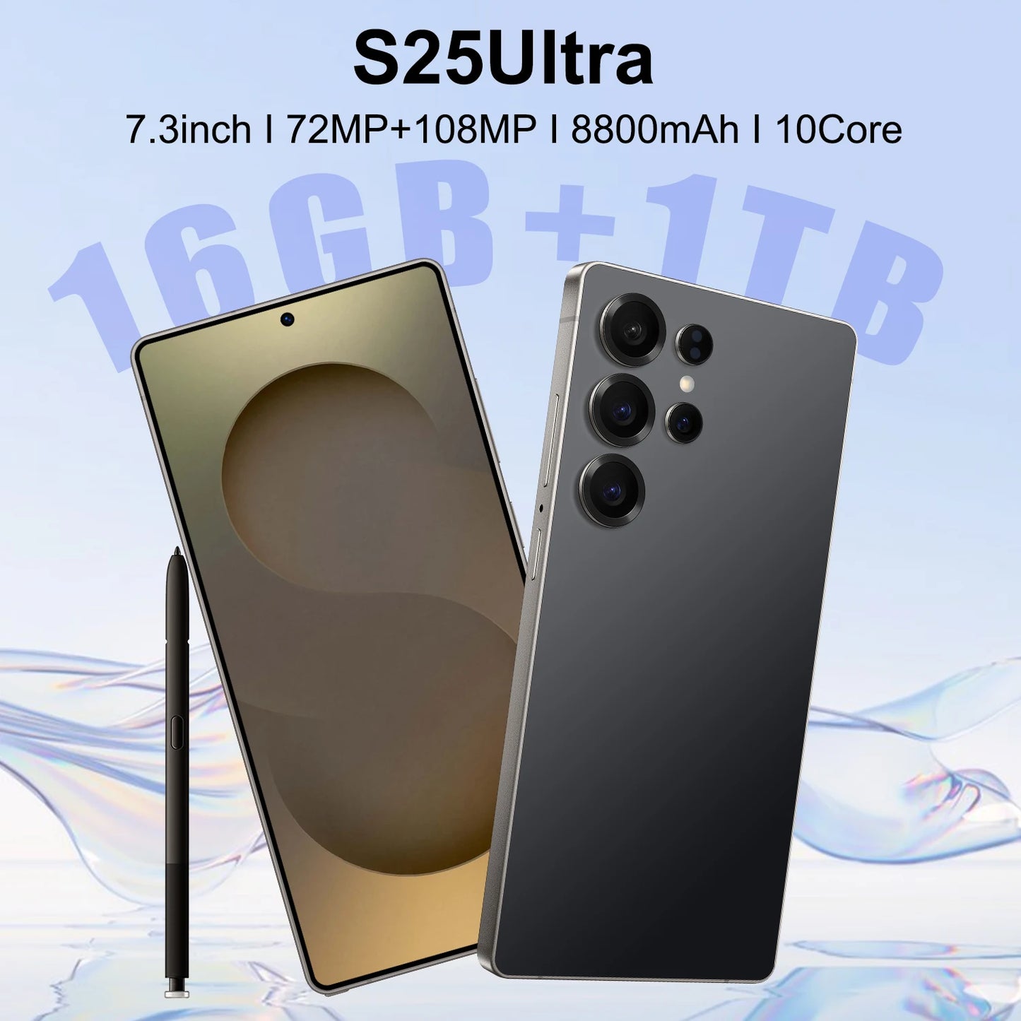 2025 for Galaxy S25 Ultra 5G Unlocked 16GB/1TB 108MP 7.3 Inch 4K Screen  Smart Mobile Phone Decacore French CDMA LTE
