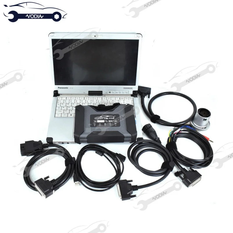 Toughbook CFC2 for Super MB Pro M6 Wireless Star Multiplexer Engine Analyzer for Benz MB Car and Truck Diagnostics Tool