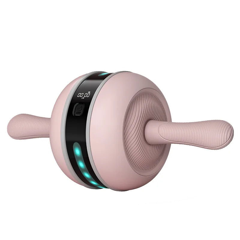 Automatic Intelligent Abdominal Muscle Roller Machine Home Fitness Exercise Equipment Rebound Abdominal Wheel for Male Plastic